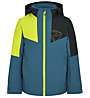 Ziener Antax - giacca da sci - bambino, Blue/Yellow/Black