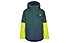 Ziener Awed Jr - giacca da sci - ragazzo, Green/Blue/Yellow