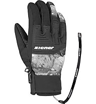 Ziener Garim AS - guanti da sci - uomo, Black/White